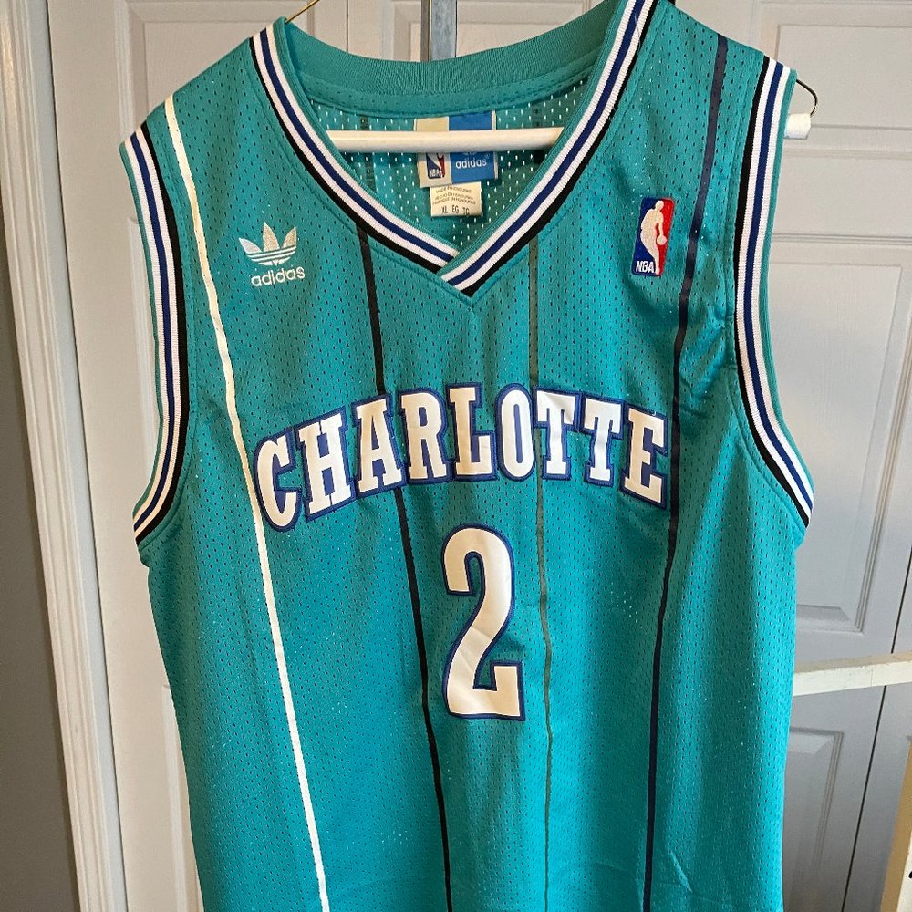 Charlotte Hornets Larry Johnson Basketball Jersey